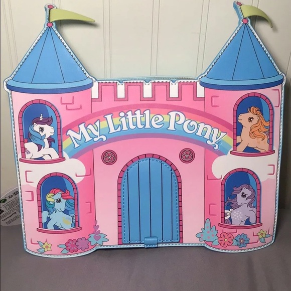 Loungefly Handbags - NWT Loungefly My Little Pony Castle Bag Crossbody Collectible